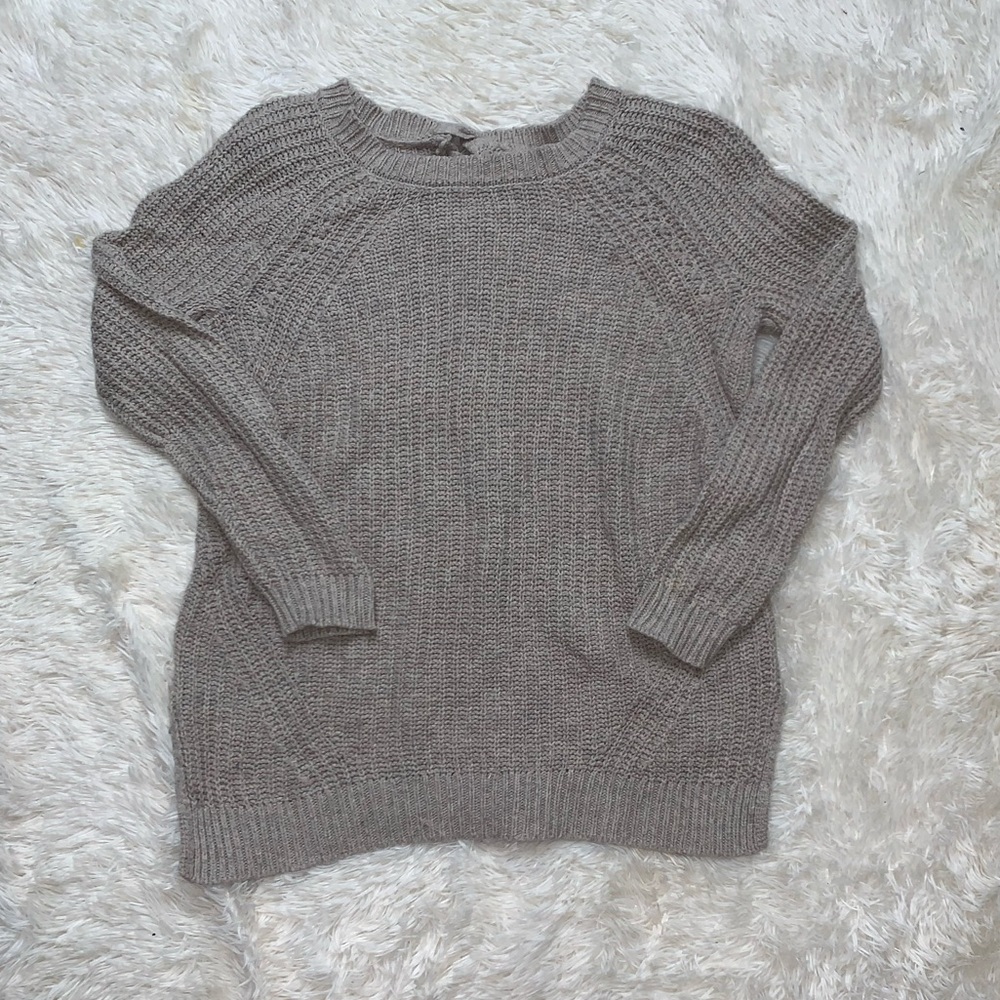 Aerie Lace Up Sweater